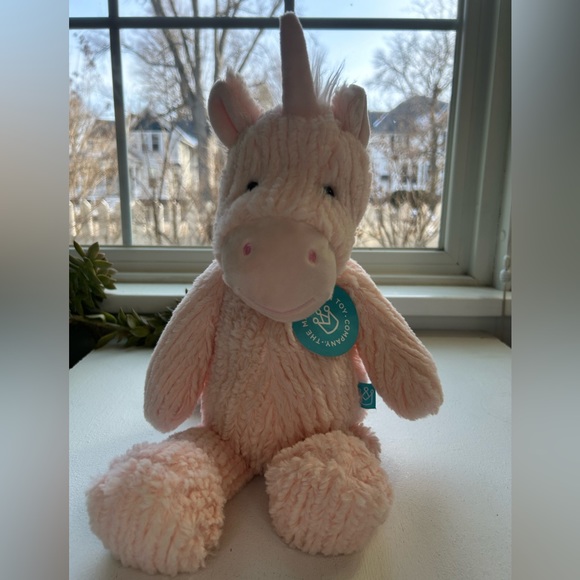 The Manhattan Toy Co. Adorables pink unicorn stuffed plush animal NWT - Picture 2 of 7